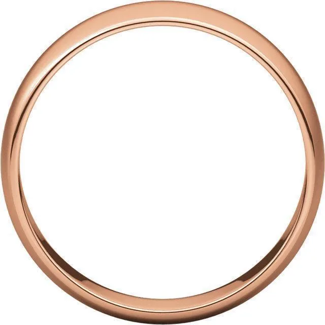Classic Wedding Band - Bead Blast Finish