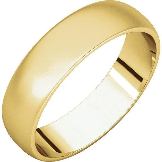 Classic Wedding Band - Bead Blast Finish