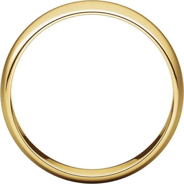 Classic Wedding Band - Bead Blast Finish