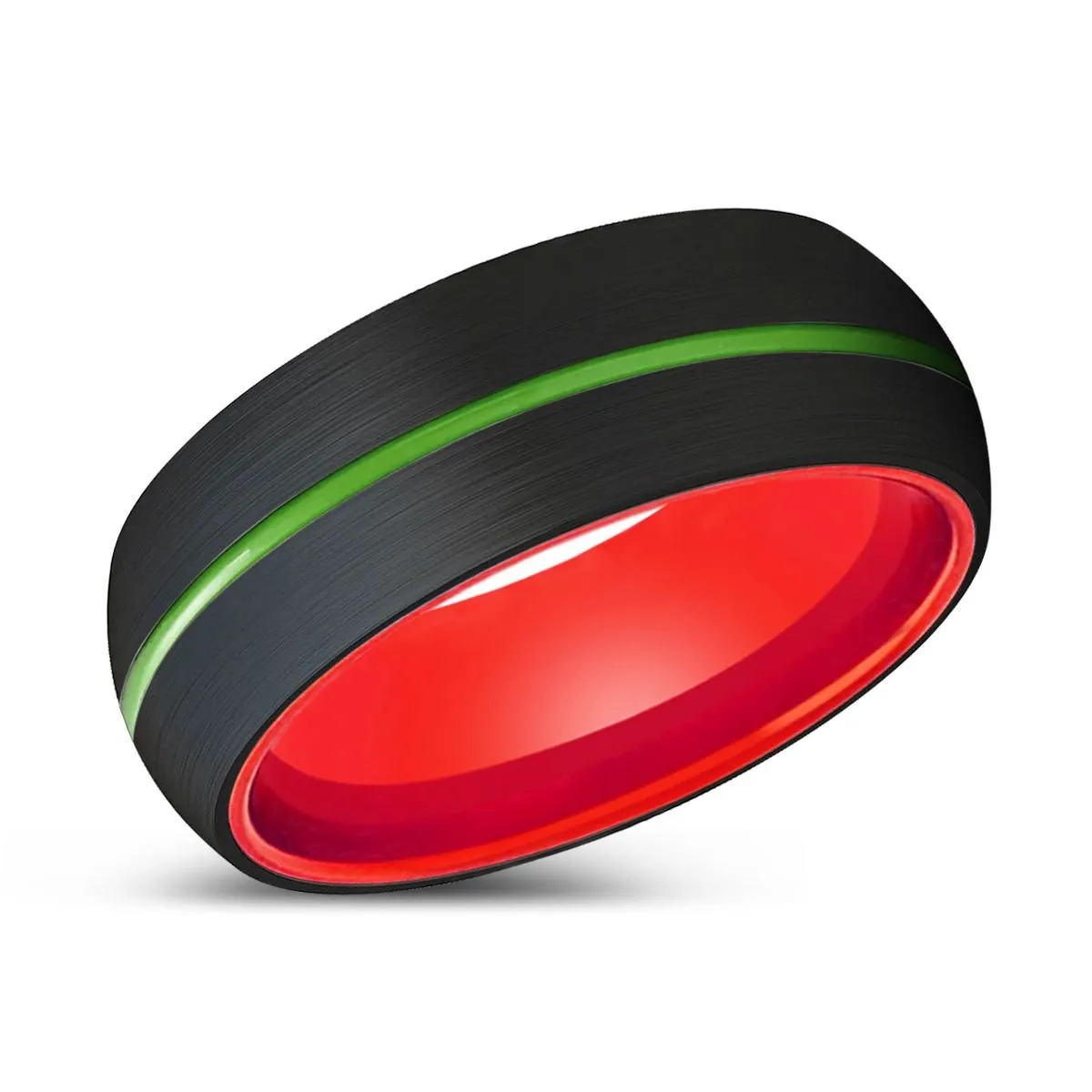 COLT | Red Ring, Black Tungsten Ring, Green Groove, Domed