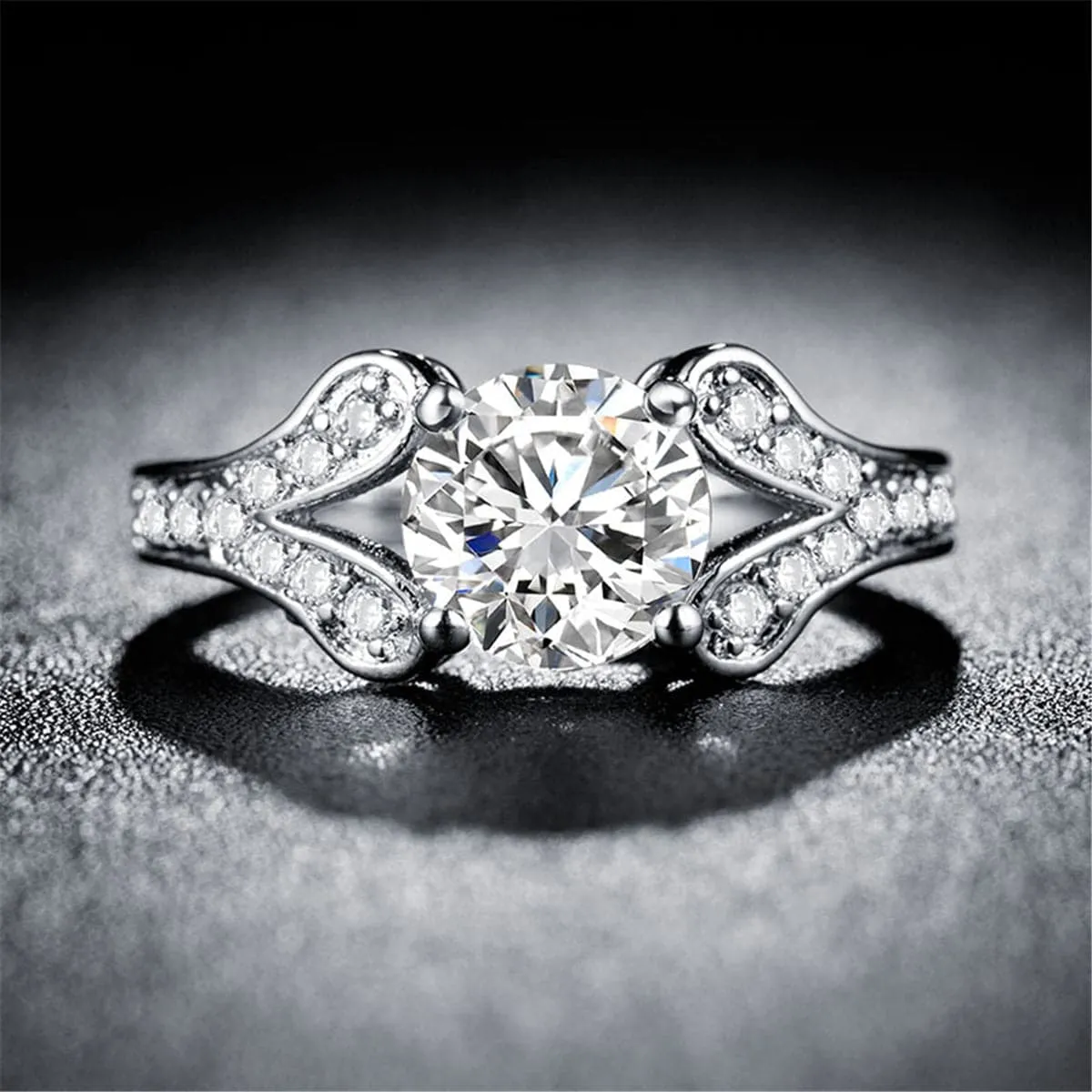Crystal & Cubic Zirconia Promise Ring