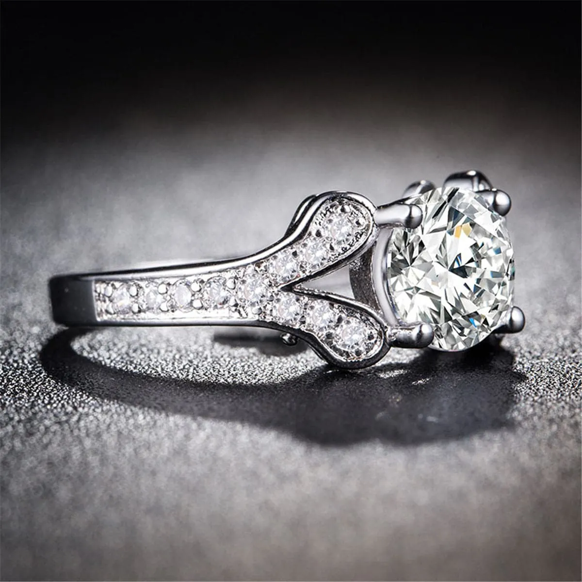 Crystal & Cubic Zirconia Promise Ring