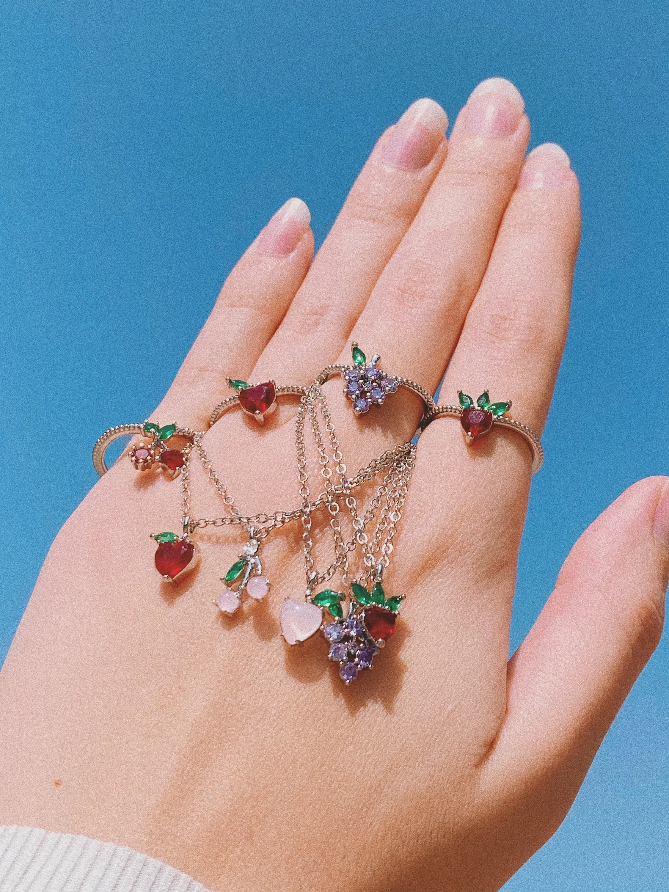 CRYSTAL FRUIT Rings