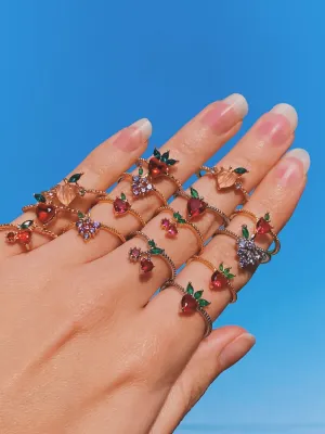 CRYSTAL FRUIT Rings
