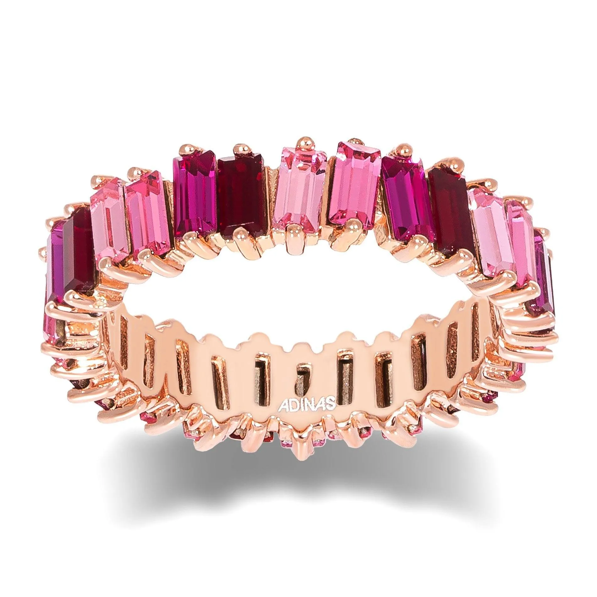 Crystal Ombré Eternity Band