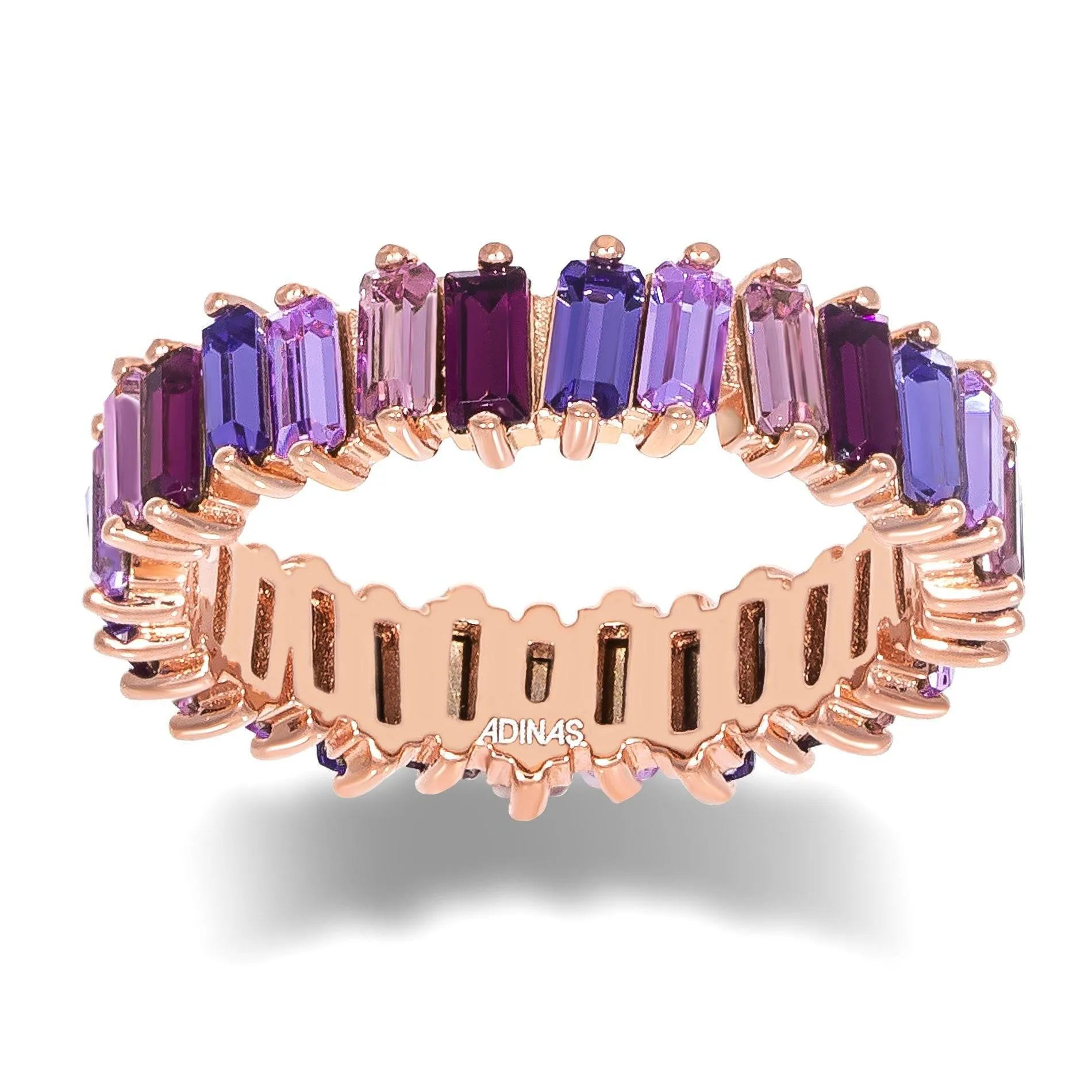 Crystal Ombré Eternity Band