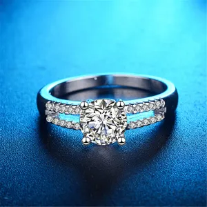 Cubic Zirconia & Crystal Ring