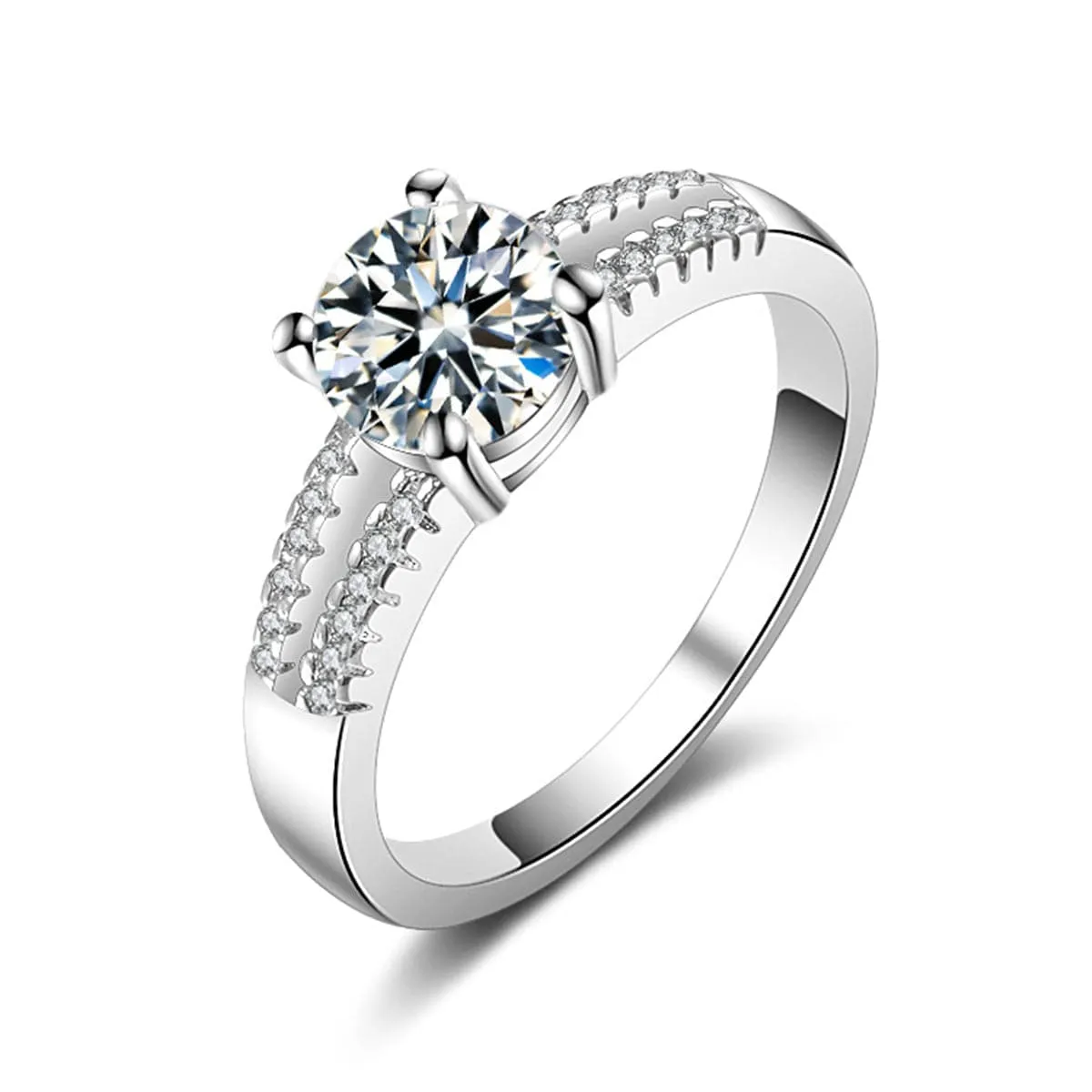 Cubic Zirconia & Crystal Ring