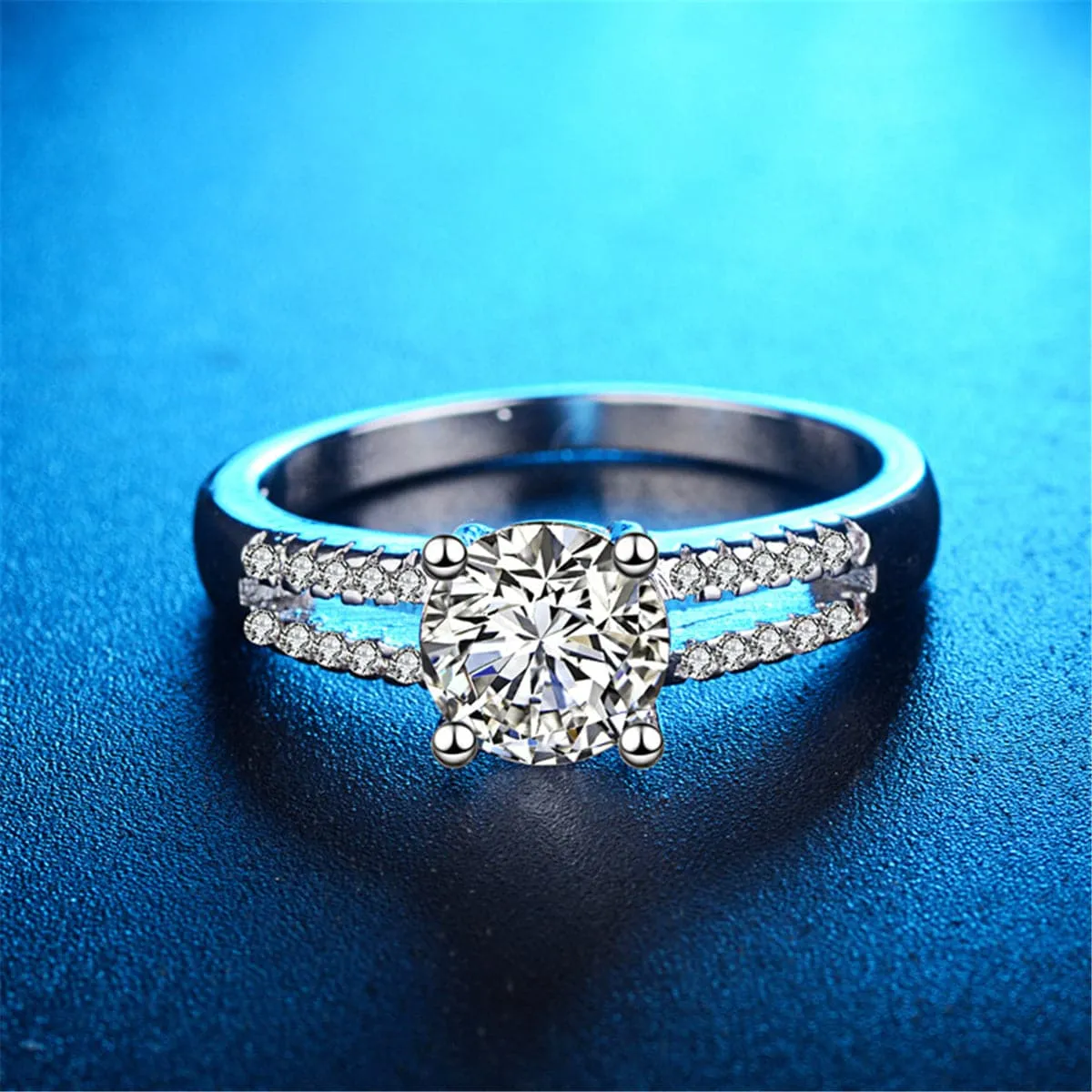 Cubic Zirconia & Crystal Ring