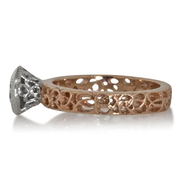 Custom Rose Gold and Diamond Ring