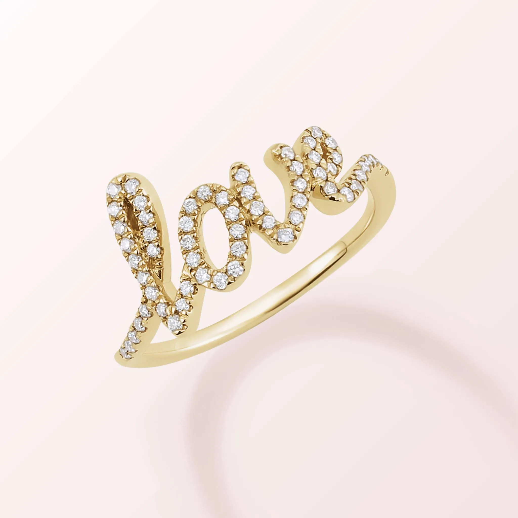 Diamond Love Ring