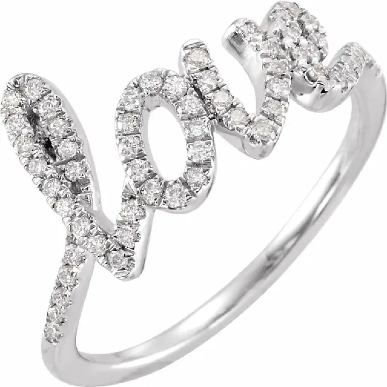 Diamond Love Ring