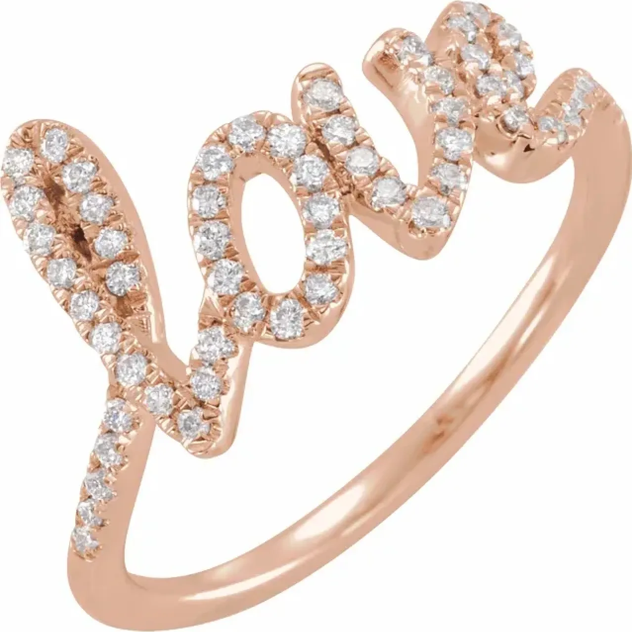 Diamond Love Ring