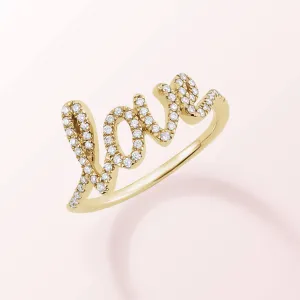 Diamond Love Ring
