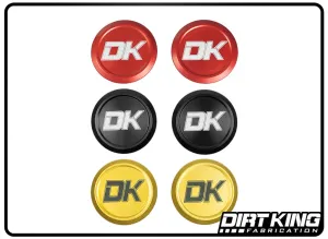 Dirt King Black Ball Joint Caps Chevy/GMC 1500 2007-2016