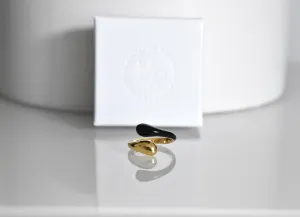 Dual Toned Olivia Stacker Ring