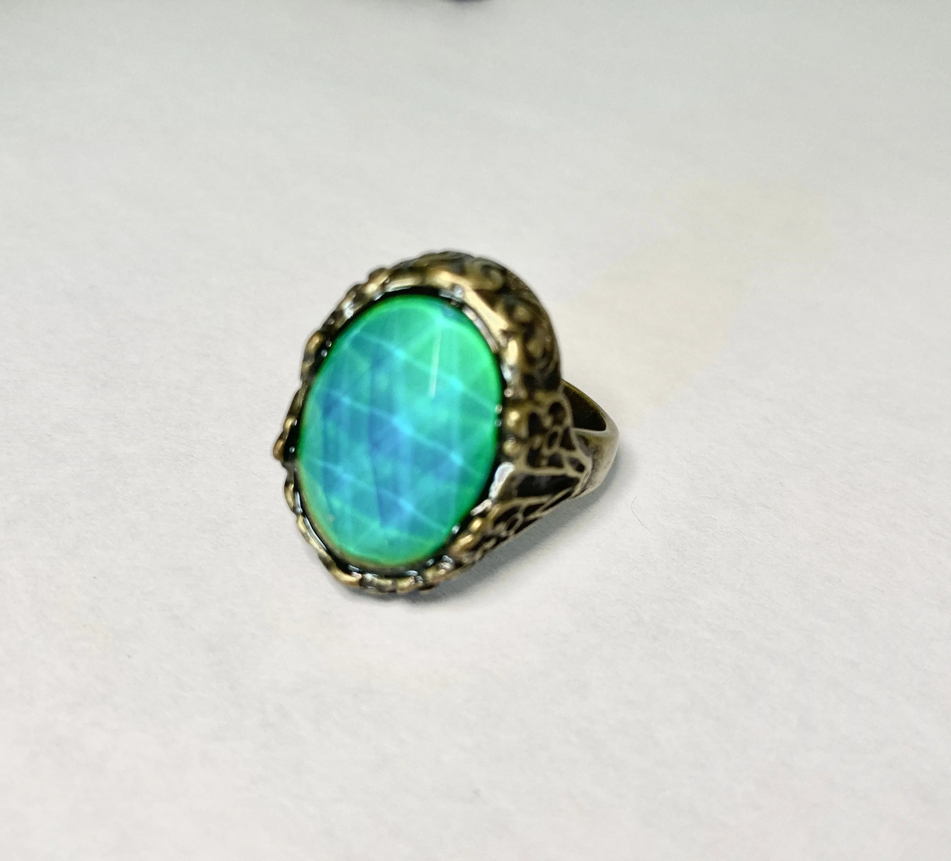 Embellished Bronze Mood Ring