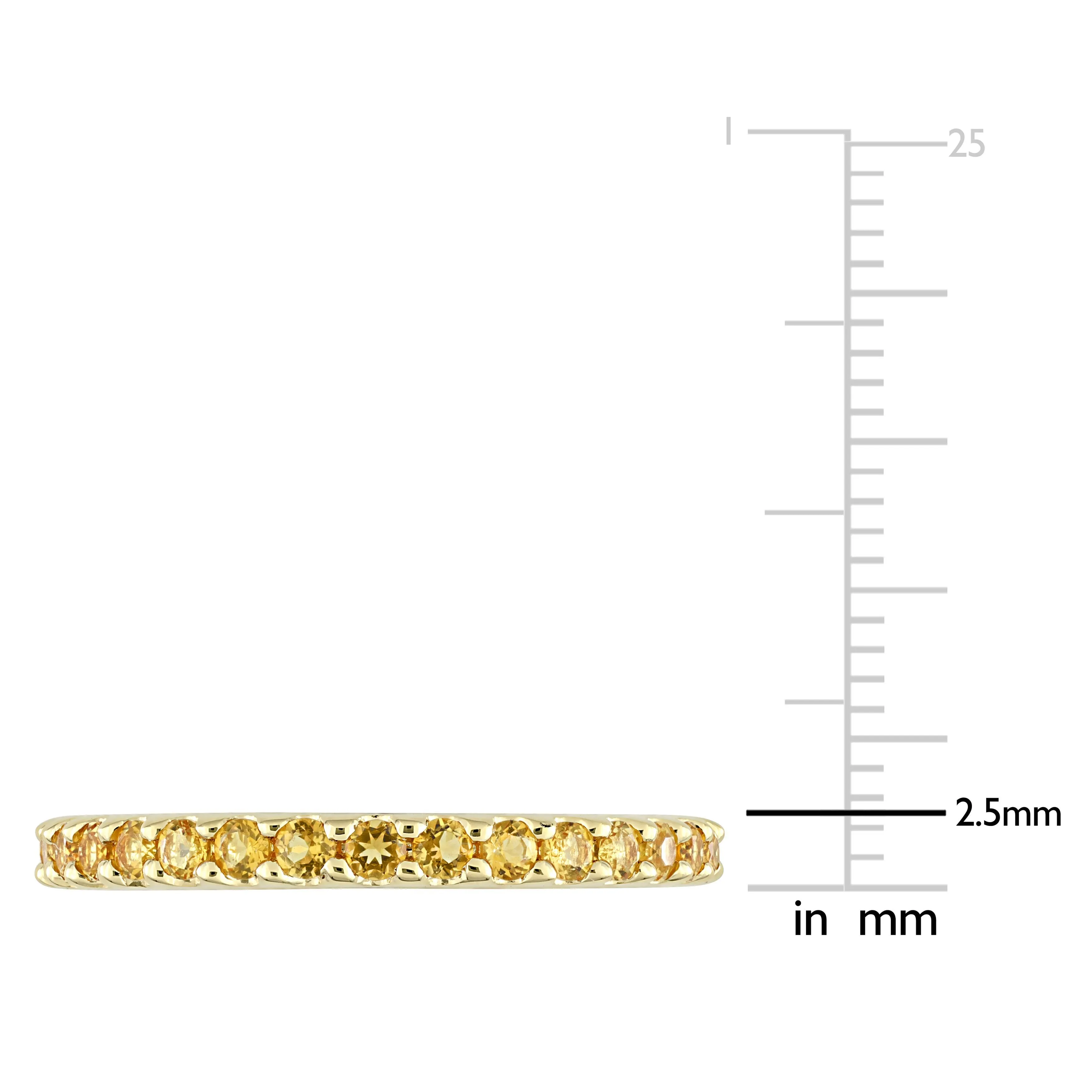 Eternity Ring 10K Yellow Gold Cirtine