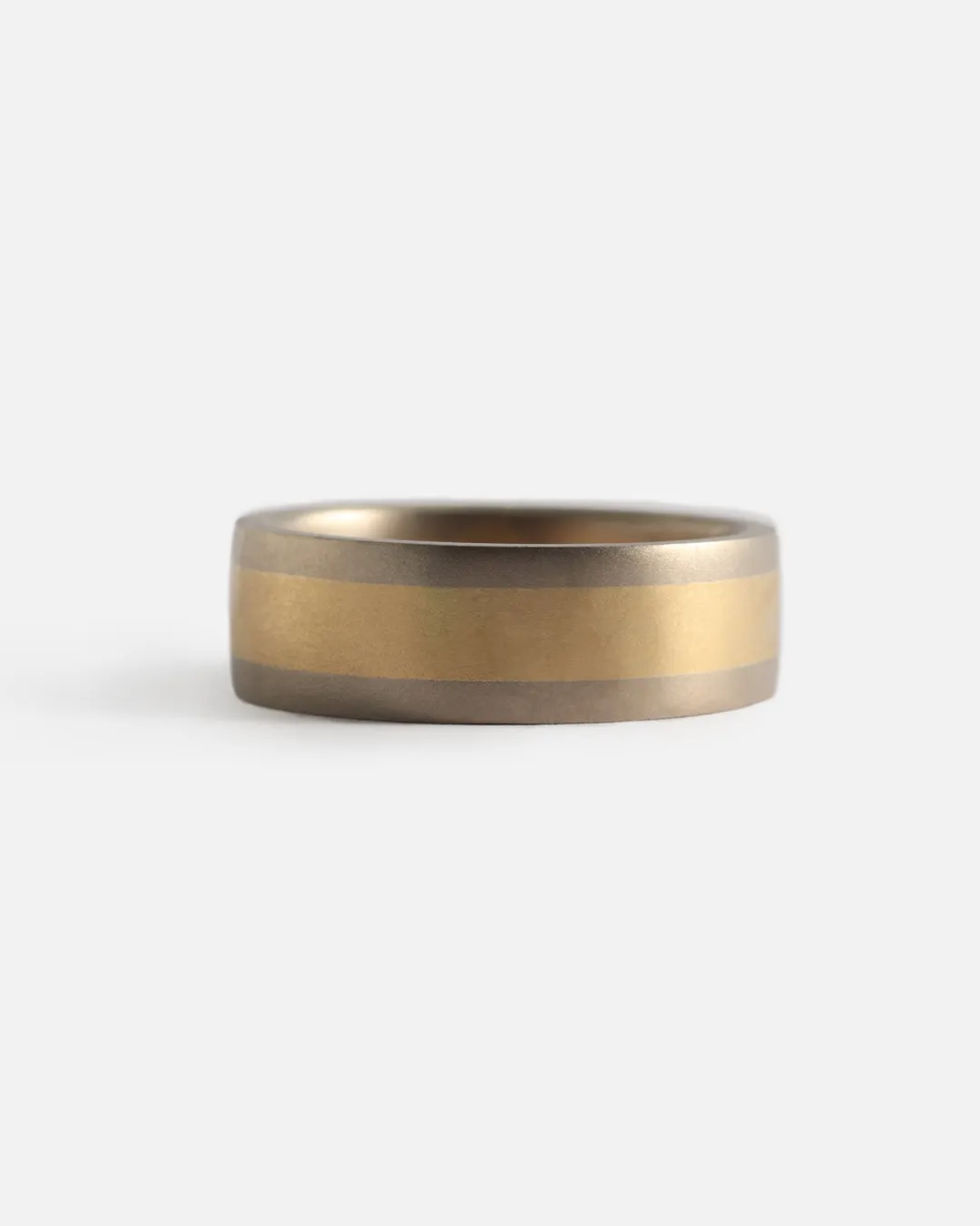 Flat Band / 7mm Wide Two Tone