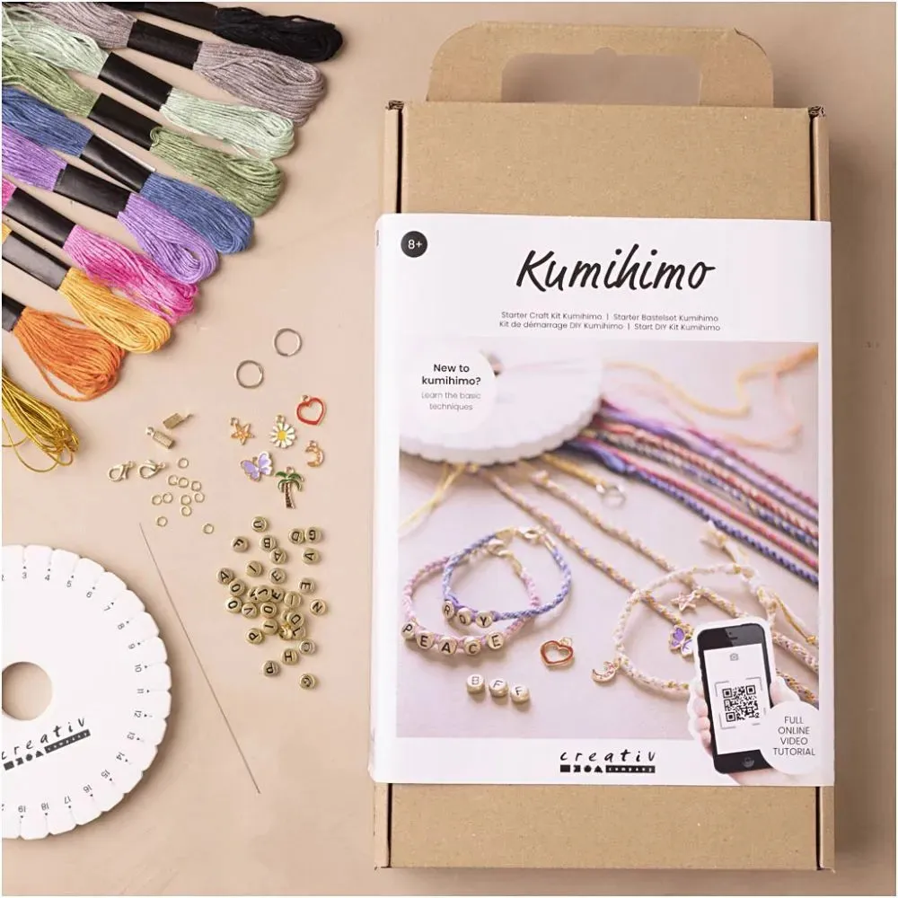 Friendship Bracelet Mini Craft Kit - All Materials Instructions Included