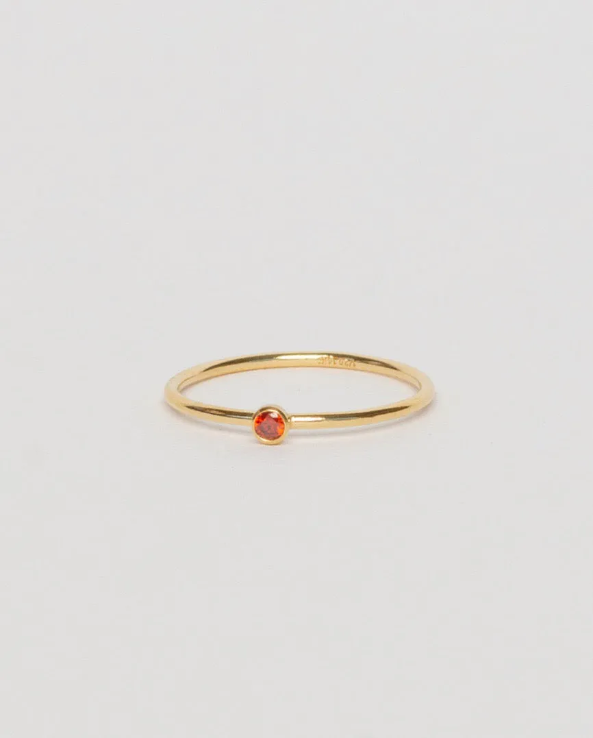 Gem Rings, Gold filled