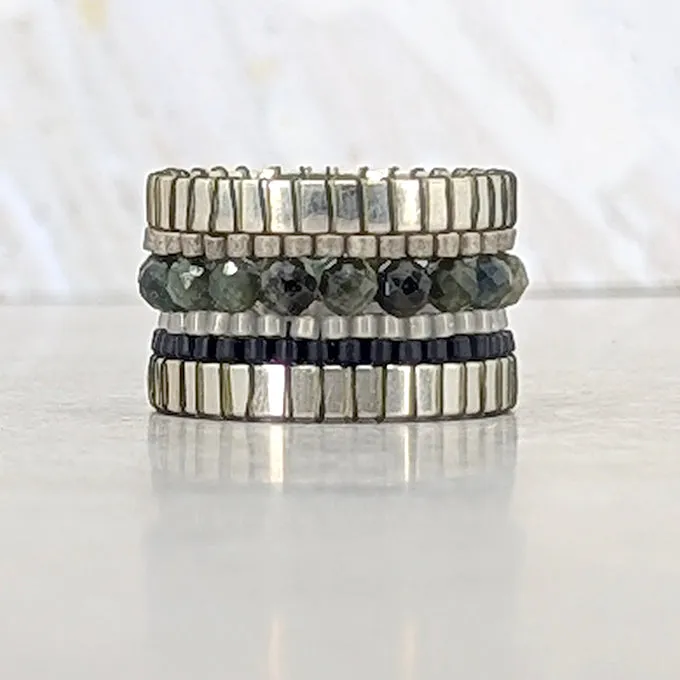 Go Green - Tourmaline Band Ring
