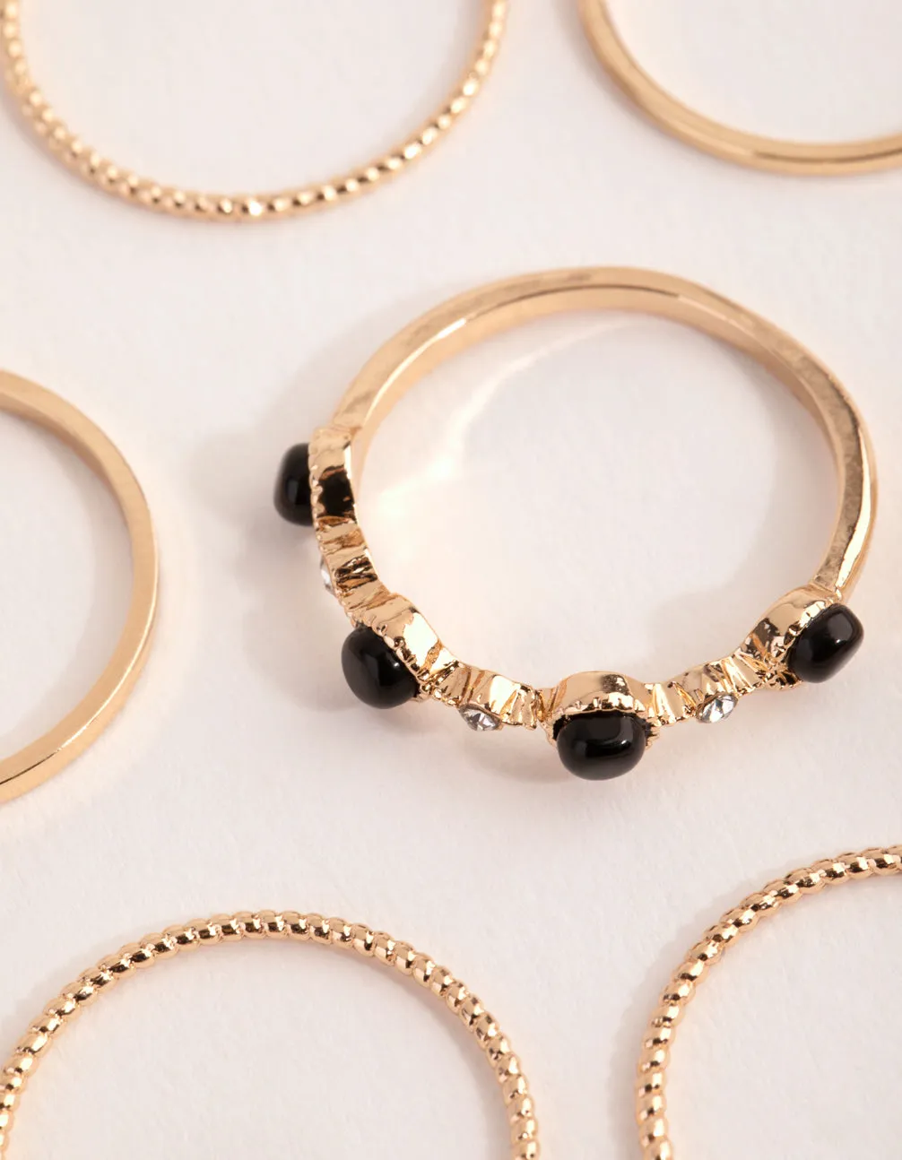 Gold Celestial Star Ring Pack