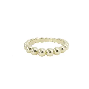 Graduating Bead Band Ring