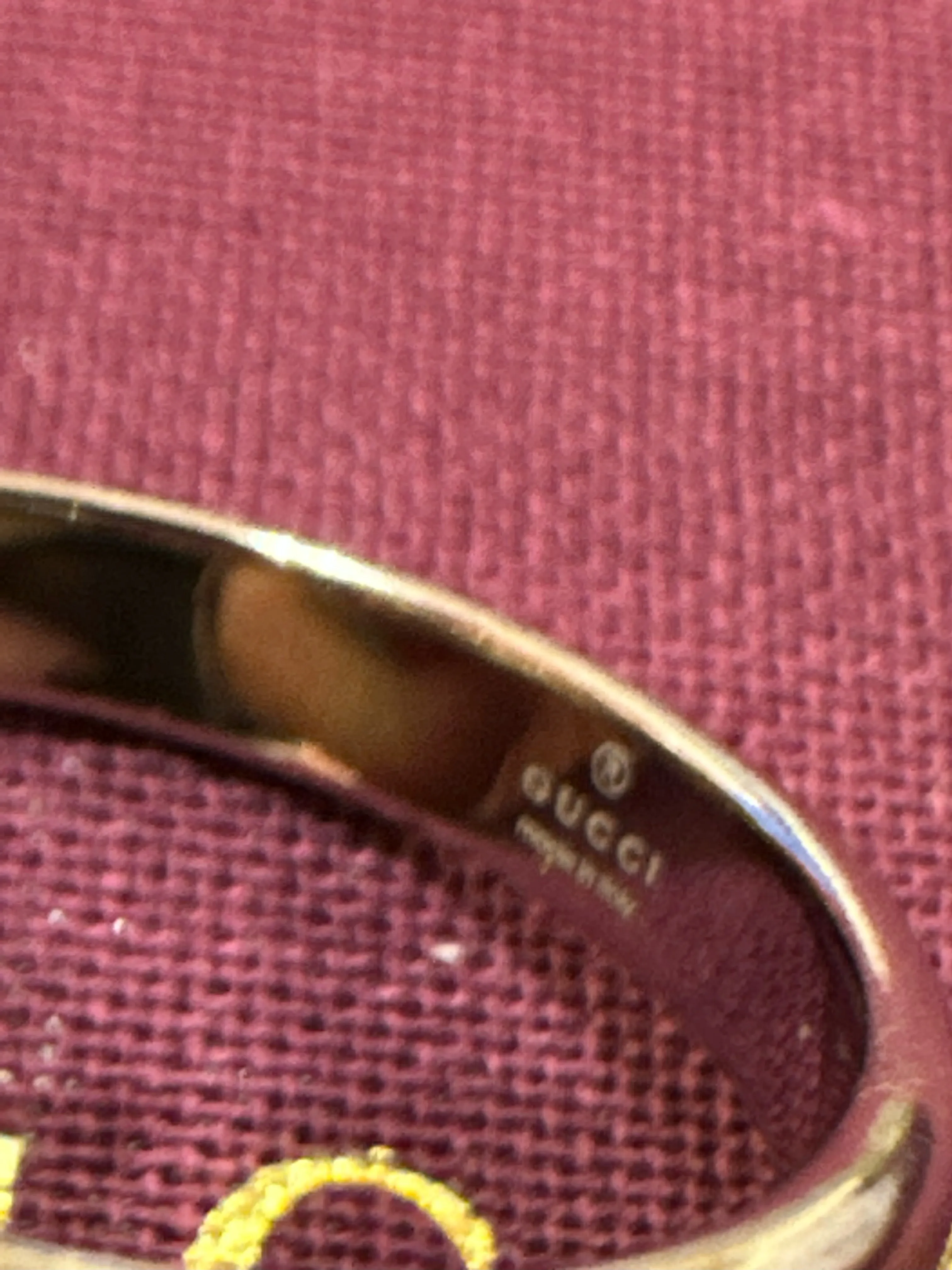 Gucci Interlocking G Heart Lightning Charm Ring