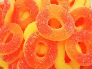 Gummallos Peach Rings 5LB Bulk