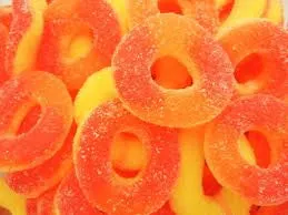 Gummallos Peach Rings 5LB Bulk