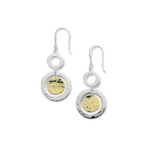 Ippolita Sterling 18K Chimera Small Disc Drop Earrings