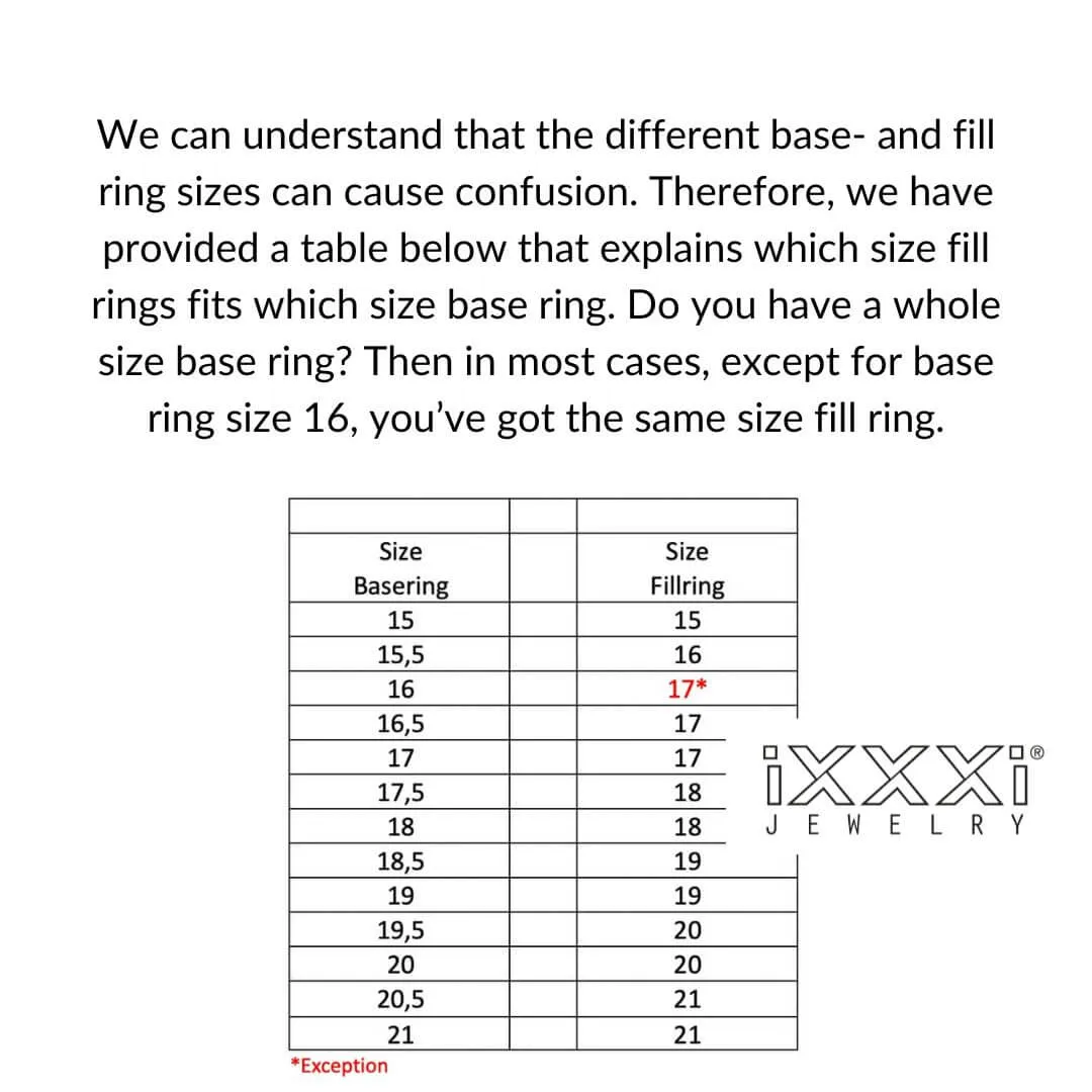 iXXXi Chunky Full Combined Ring - Style 114