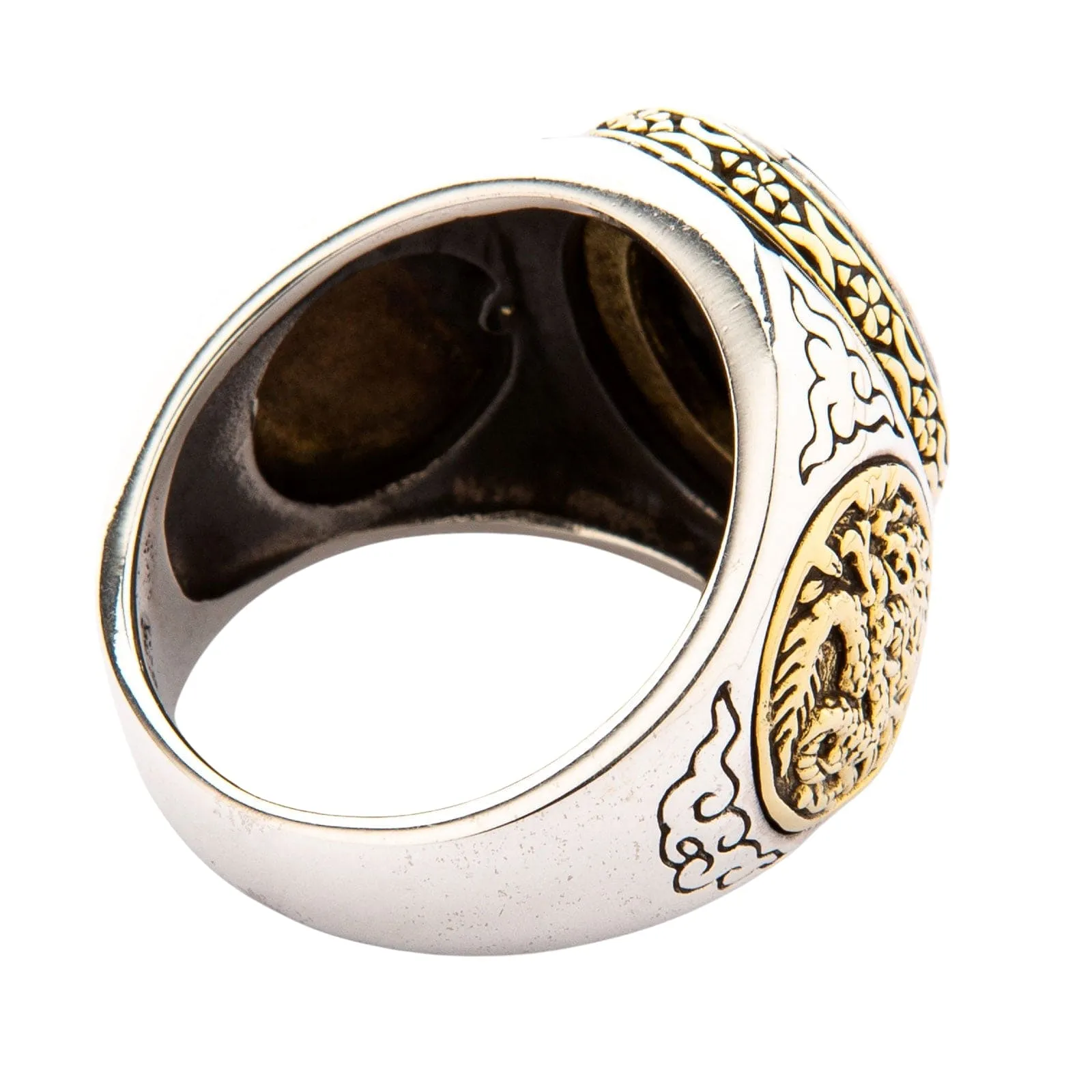 Japanese Phenix Sterling Silver Gothic Ring
