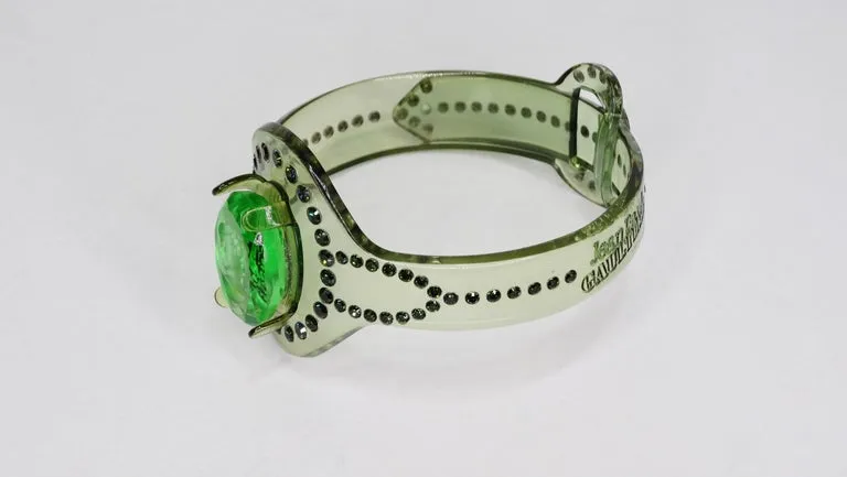 Jean-Paul Gaultier Green Intaglio Bracelet