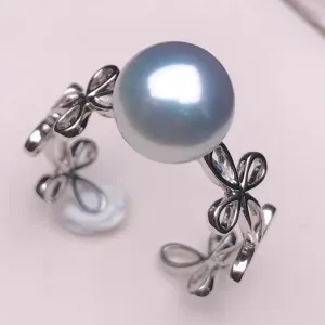 Knot Collection 7.5-8.0 mm Japanese Akoya Pearl Ring