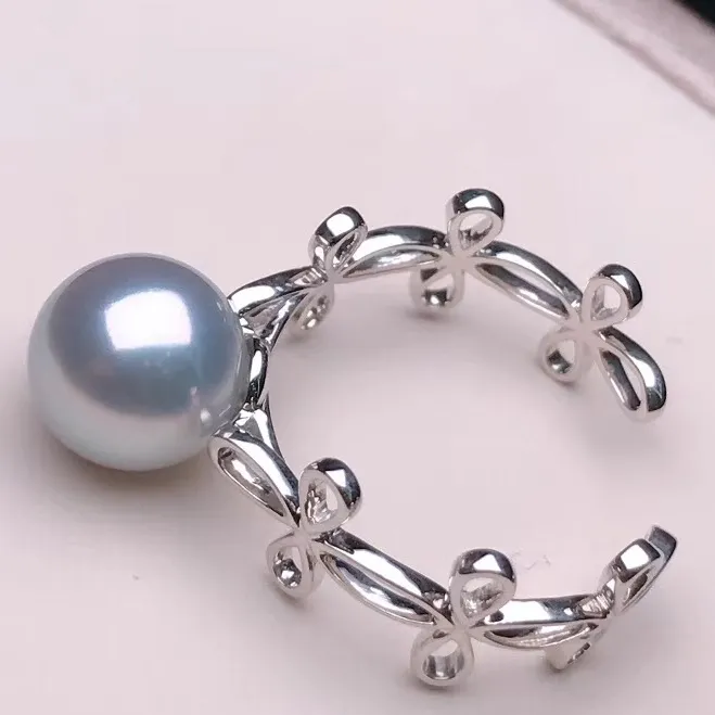 Knot Collection 7.5-8.0 mm Japanese Akoya Pearl Ring