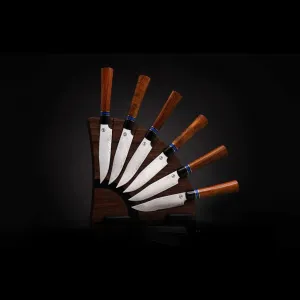Kultro Gourmet - Ironwood/Walnut Steak Knife Set
