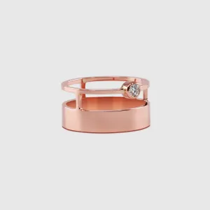 La Double Bague N.3 Rose Gold Ring
