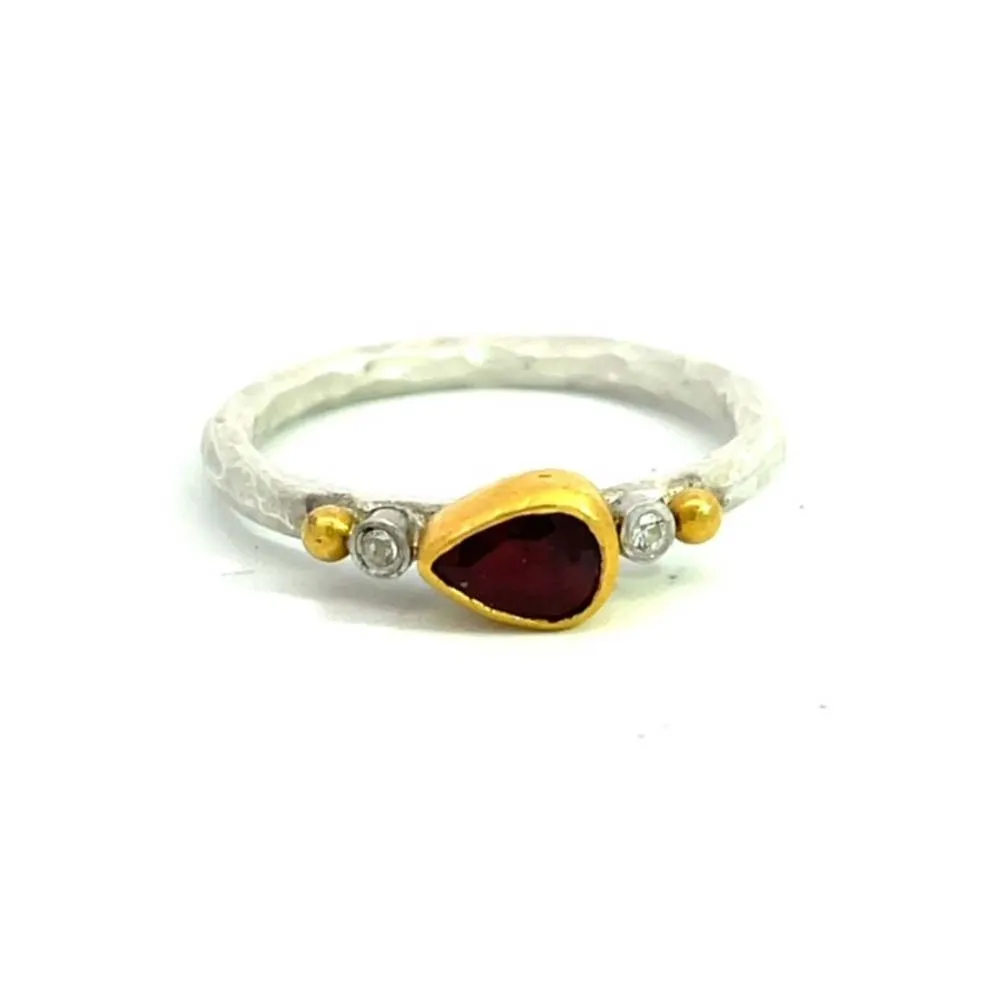Lika Behar Ruby and Sapphire Prismic Ring