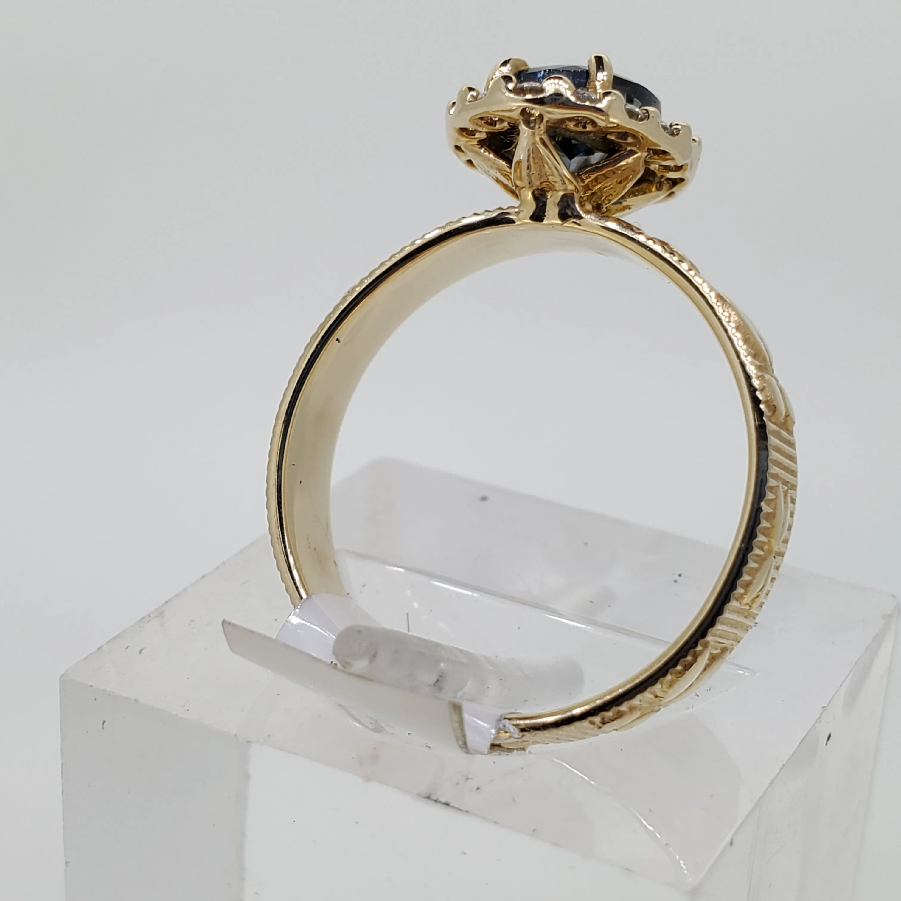 London Blue Topaz  Diamond Ring
