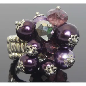 Love Match Stretch Ring Purples