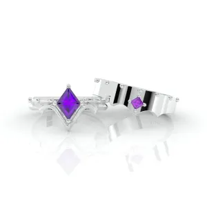 Marksman's Ring Set (Women)- 14k Yellow Gold Video Game Inspired Rings