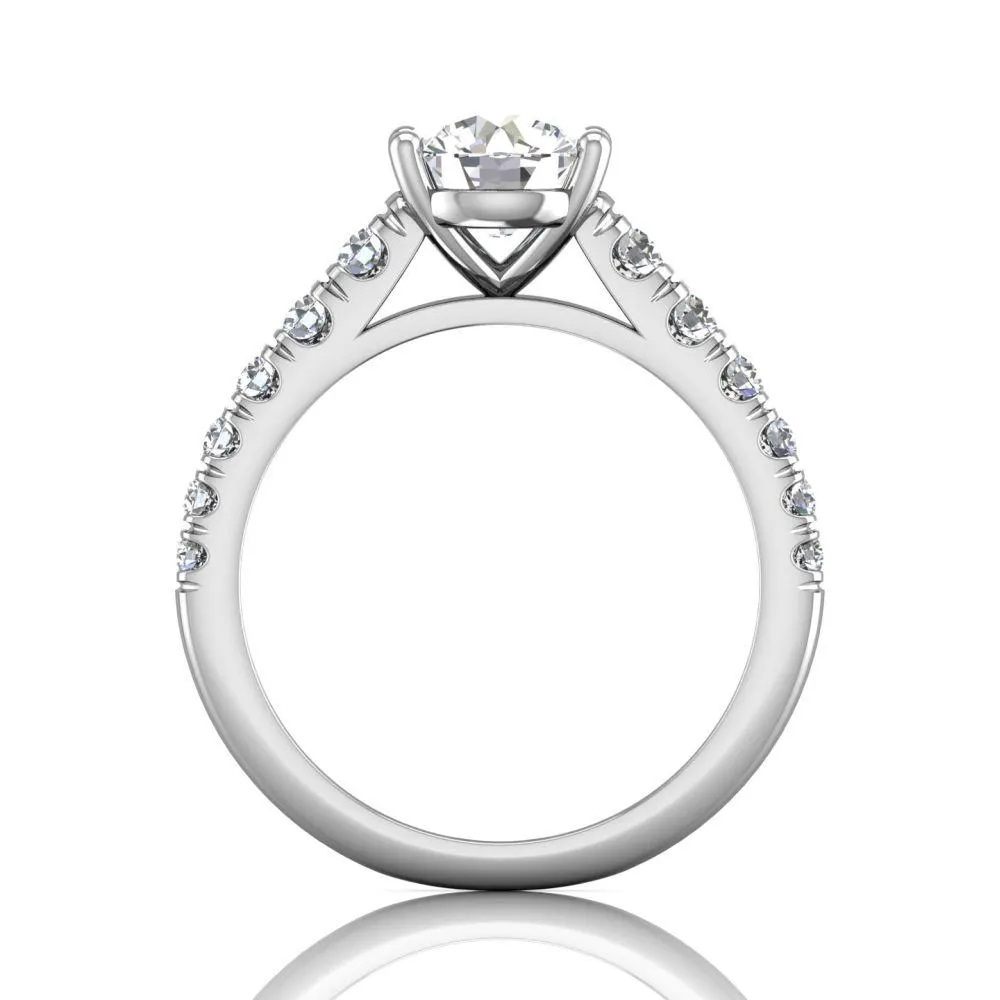 Micropave Engagement Ring