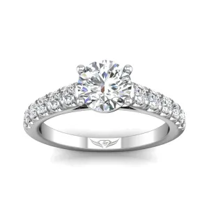 Micropave Engagement Ring