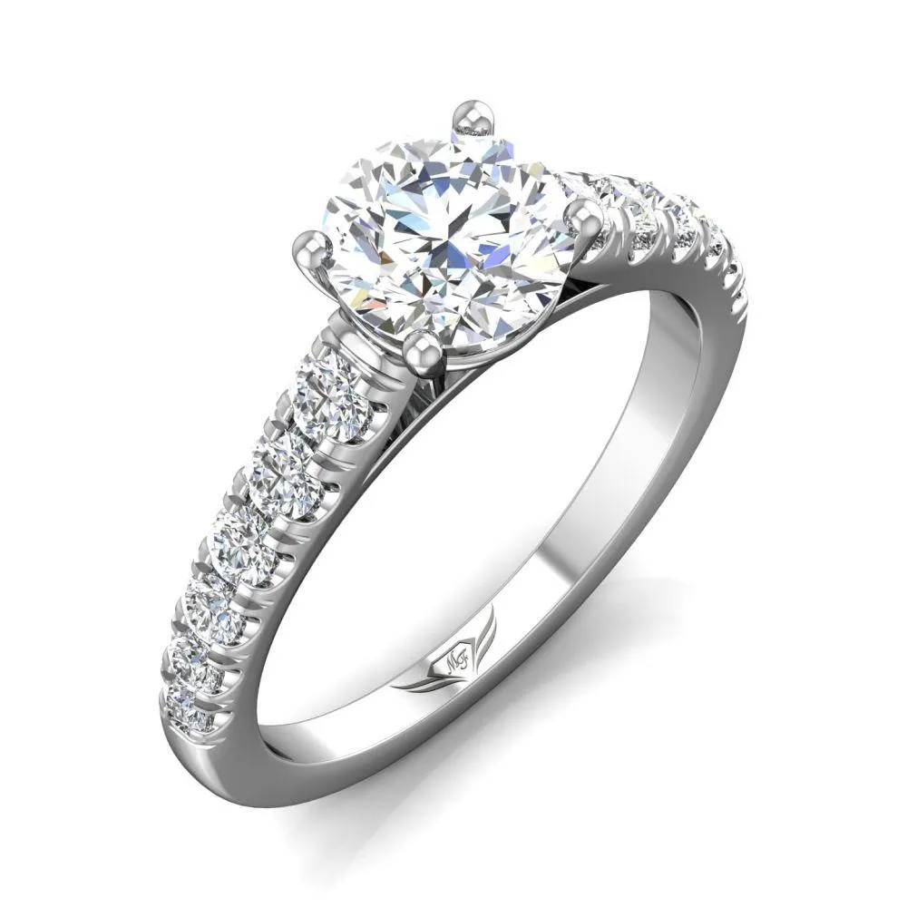 Micropave Engagement Ring