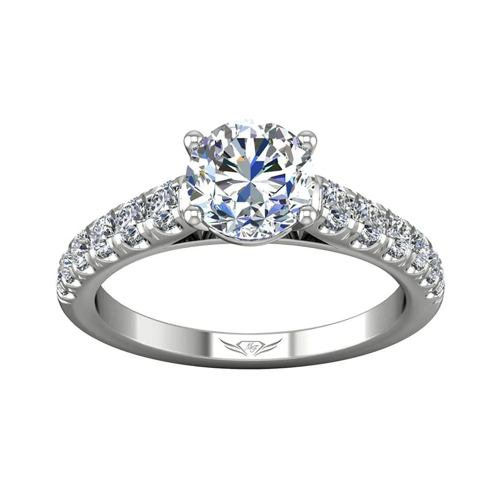 Micropave Engagement Ring
