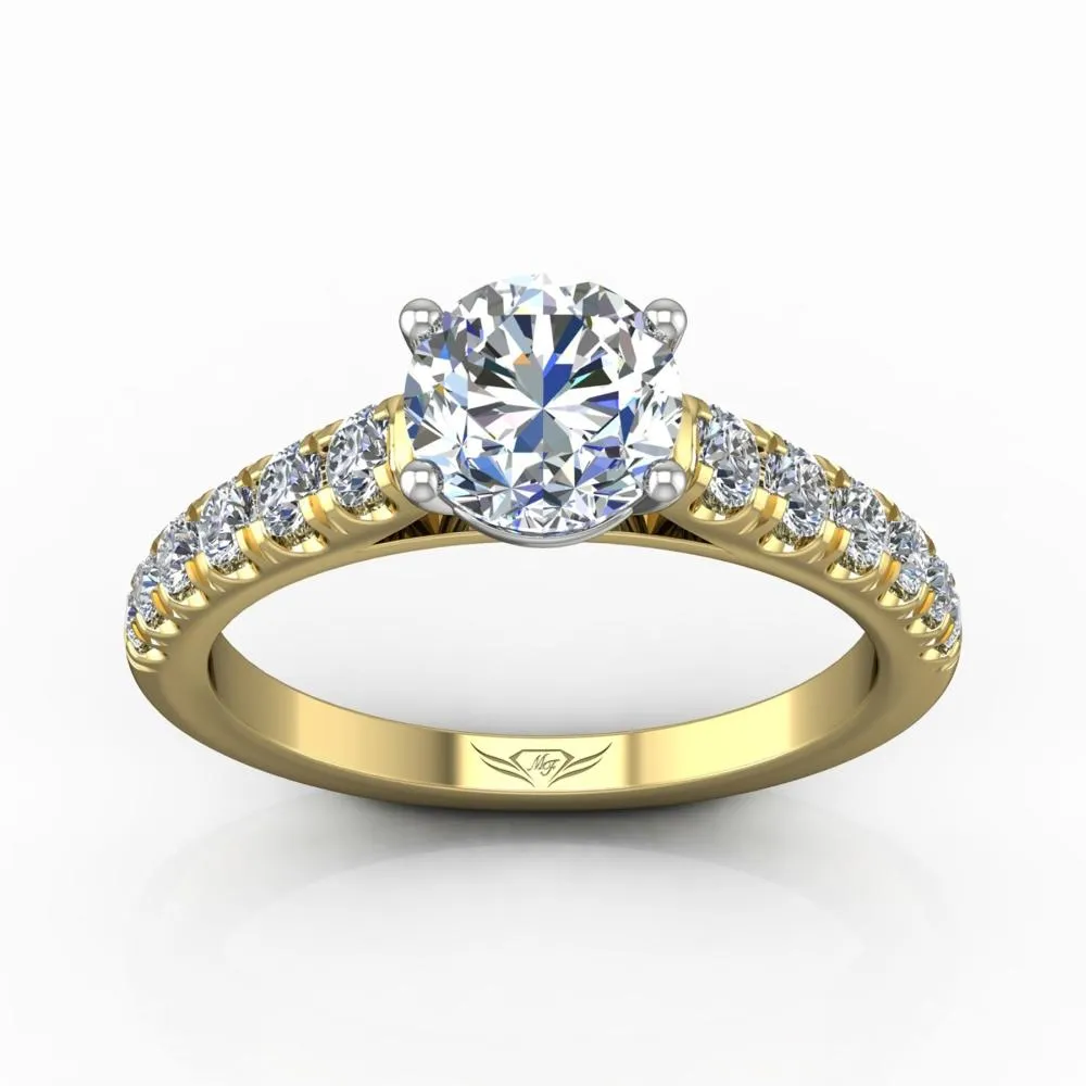 Micropave Engagement Ring