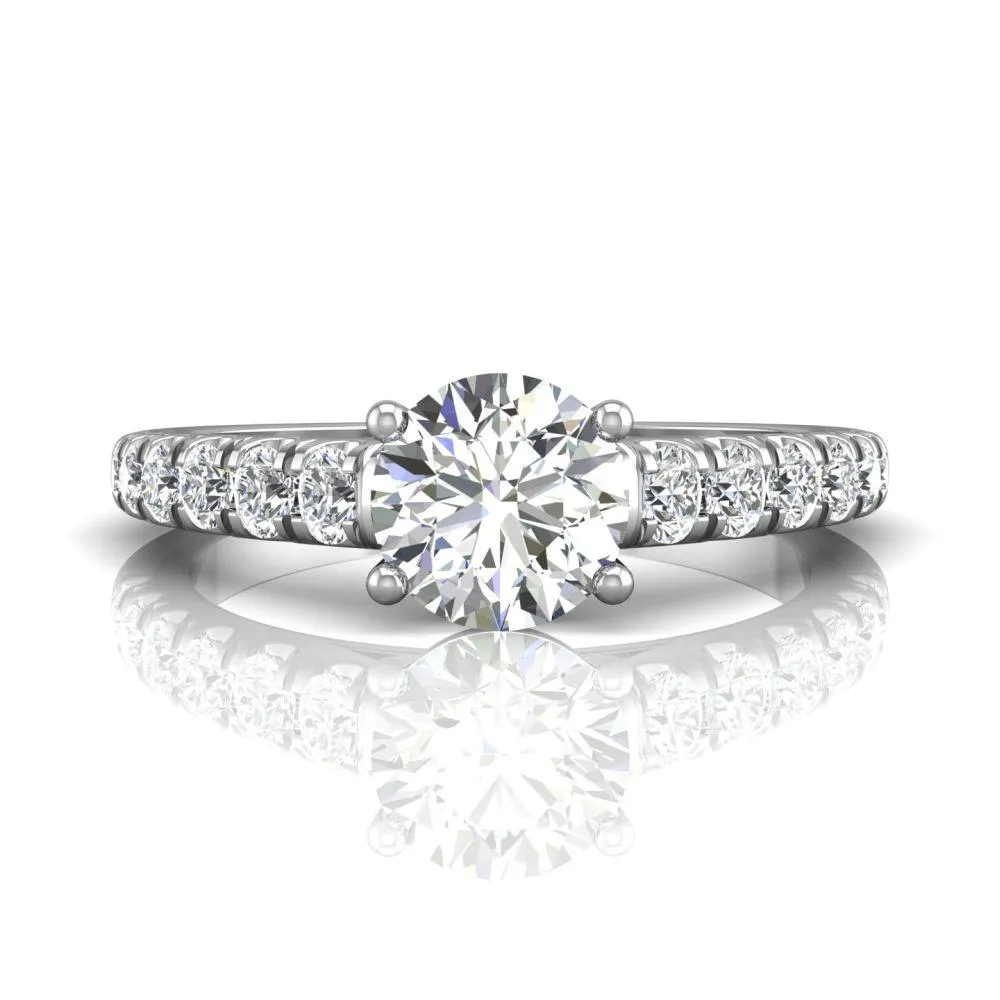 Micropave Engagement Ring