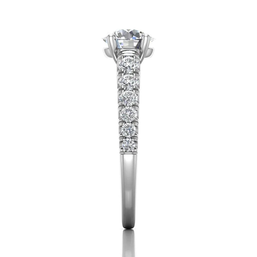 Micropave Engagement Ring